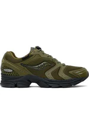 Saucony Khaki ProGrid Triumph 4 Gorpcore Sneakers