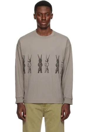 Small Talk Taupe Crinkle T-shirt