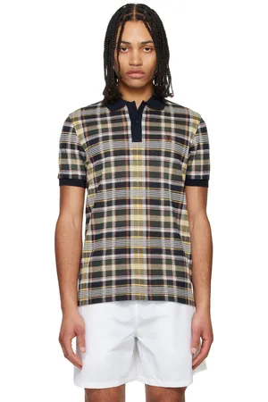 Fred Perry Navy Madras Polo