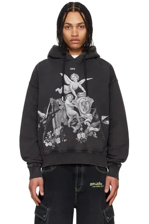 OFF-WHITE Black Putti Skate Hoodie