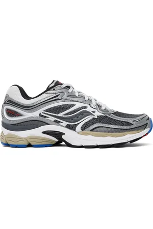Saucony Silver & Gray ProGrid Omni 9 Metallic Sneakers