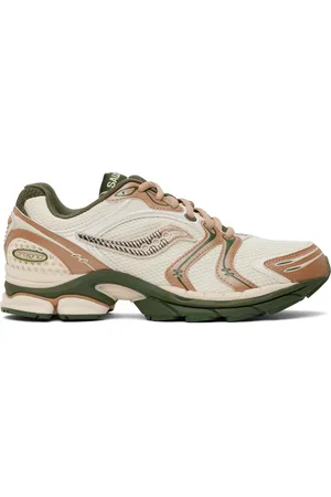 Saucony Khaki & Off-White Seanella Abraham Edition ProGrid Triumph 4 Sneakers