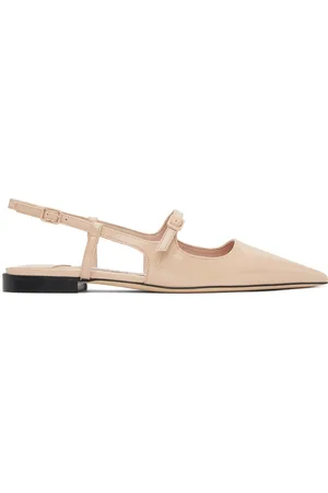 Jimmy Choo Beige Didi Ballerina Flats