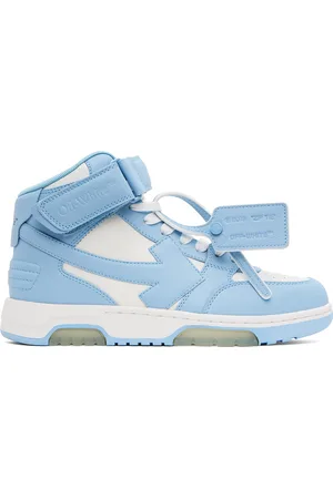 OFF-WHITE Blue & White Out Of Office Sneakers