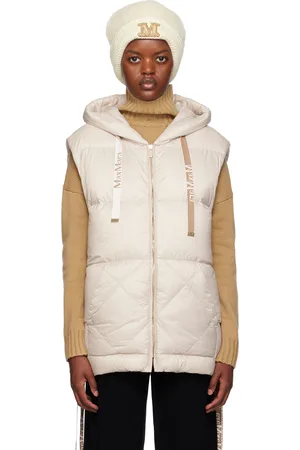 Max Mara Beige The Cube Tresse Down Vest