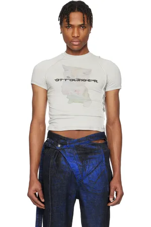 OTTOLINGER Gray Deconstructed T-shirt