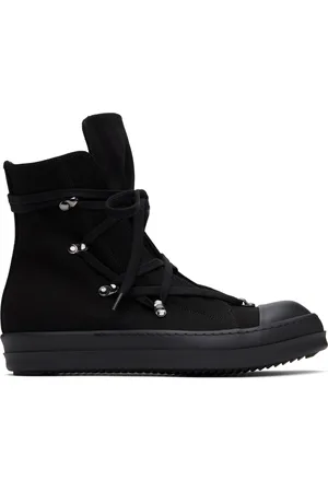 Rick Owens Black Hollywood Hexa Sneaks Sneakers