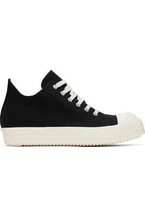 Rick Owens Black Hollywood Low Sneaks Sneakers