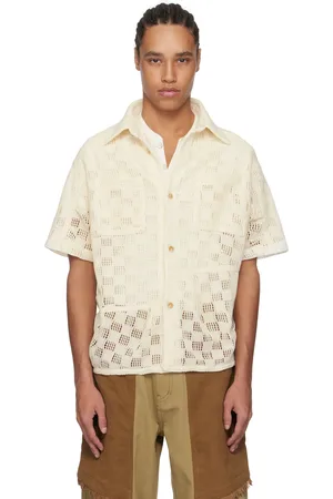 Andersson Bell Off-White Letto Knitted Shirt