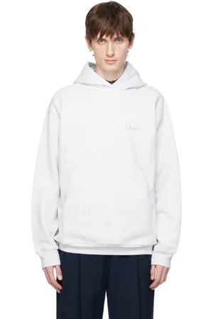 DIME Gray Classic Small Logo Hoodie
