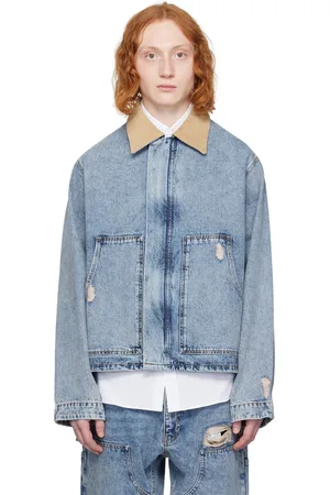 Moschino Blue Long Denim Jacket