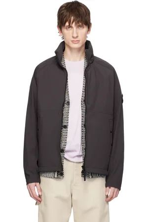 Stone Island Gray 4100010 Light Soft Shell-R Jacket