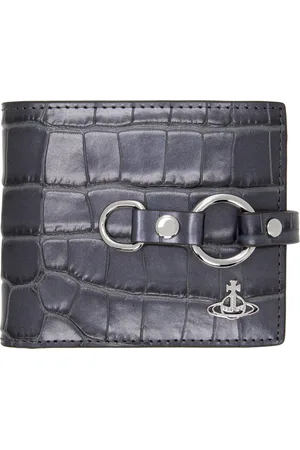 Vivienne Westwood Gunmetal Bondage Billfold Wallet