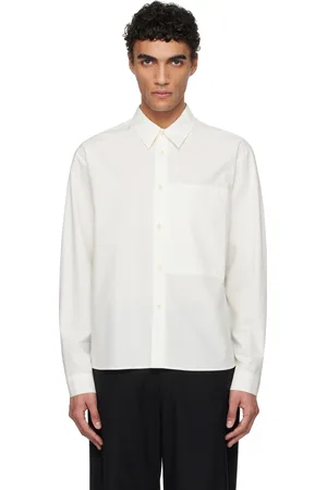 AMOMENTO Off-White Basic Pocket Shirt