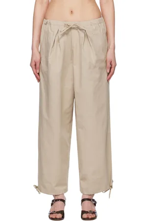 Deiji Studios Beige Drawcord Trousers