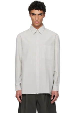 AMOMENTO Gray Oversized Shirt