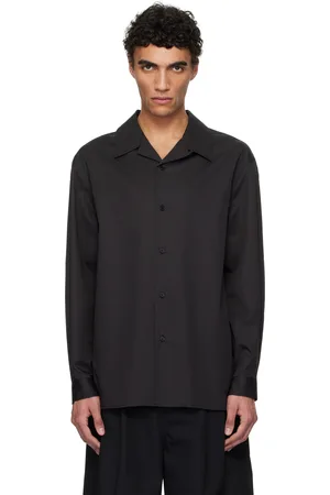 AMOMENTO Open Collar Shirt
