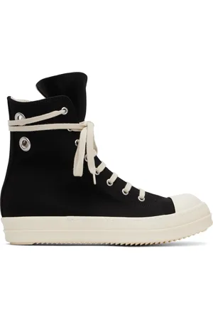 Rick Owens Black Hollywood Sneaks Sneakers