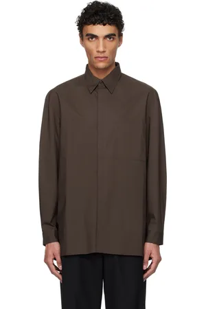 AMOMENTO Square Pocket Oversized Shirt
