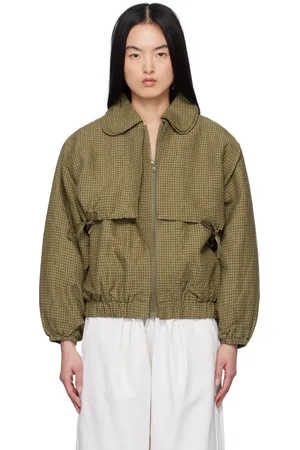 Deiji Studios Green Double Layered Jacket