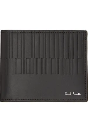 Paul Smith Brown Shadow Stripe Billfold Wallet