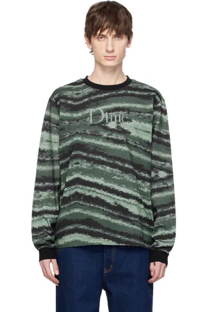 DIME Green Brushstroke LS T-shirt