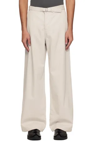 OUR LEGACY Gray Stern Chino Trousers