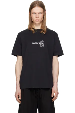 Moncler Moncler x FRGMT Hiroshi Fujiwara Black Cartoon Logo T-shirt