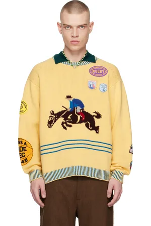 BODE Yellow Jockey Sweater