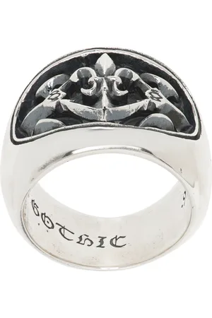 YOHJI YAMAMOTO Silver Lily-Anchor Ring