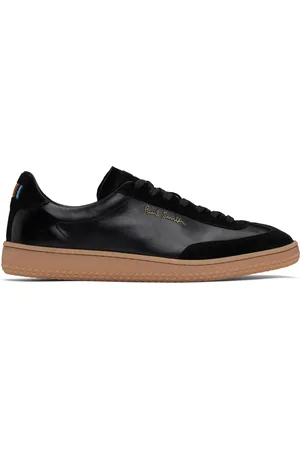 Paul Smith Black Leather Como Sneakers