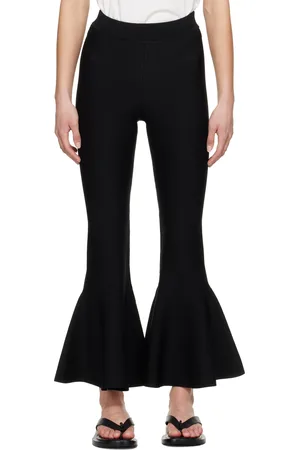 Ami Black Godet Short Lounge Pants
