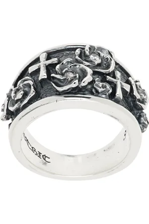 YOHJI YAMAMOTO Silver Rose Ring