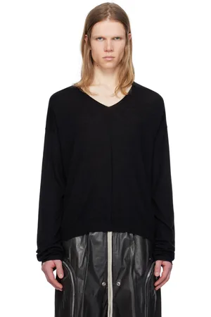 Rick Owens Black Hollywood Rasato Sweater
