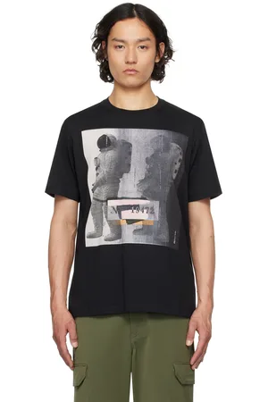 Paul Smith Black Astronaut Print T-shirt