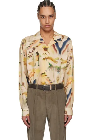 Paul Smith Beige Lumiere Print Shirt