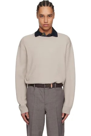 Paul Smith Taupe Ribbed Sweater