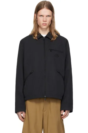 Moncler Black Cidone Reversible Down Overshirt