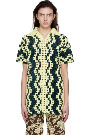 Jil Sander Yellow Cotton Polo
