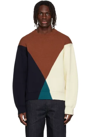 Jil Sander Brown Cotton Sweater