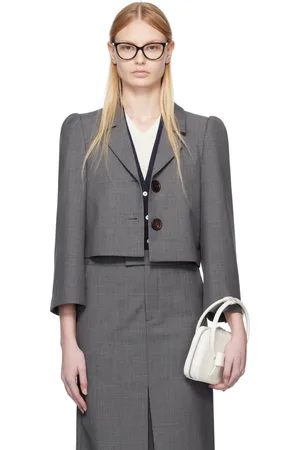 Shushu/Tong Gray Short Suit Blazer