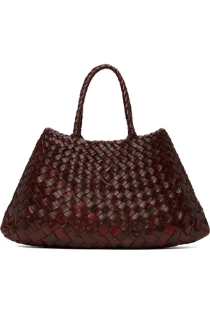 Dragon Diffusion Burgundy Santa Croce Small Tote