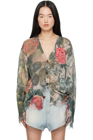 R13 Multicolor Boyfriend Cardigan