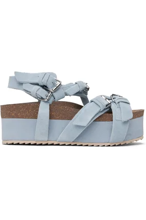 R13 Blue Platform Sandals
