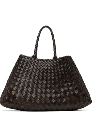 Dragon Diffusion Brown Santa Croce Small Tote