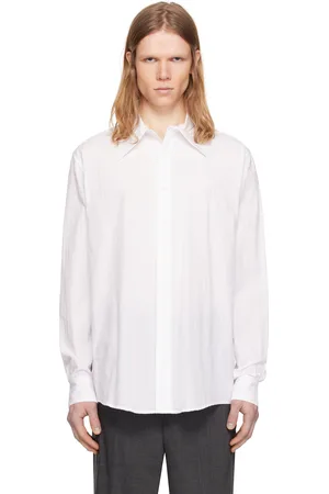 Random Identities Seersucker Large Collar Shirt