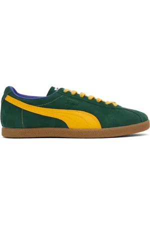PUMA Green & Yellow Brasil Sneakers