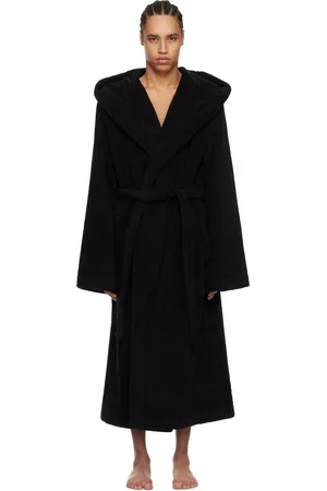 Rick Owens Black Beach Bathrobe