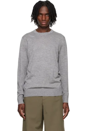 Guest In Residence Gray Airy True Crew Sweater