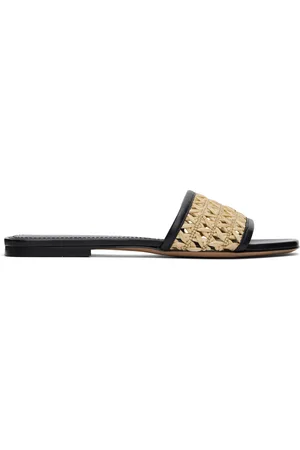 PARIS TEXAS Beige & Black Sanremo Sandals